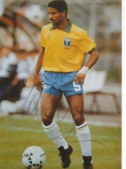 Mazinho   Brasilien Weltmeister WM 1994  Fußball Autogramm Foto original signiert 