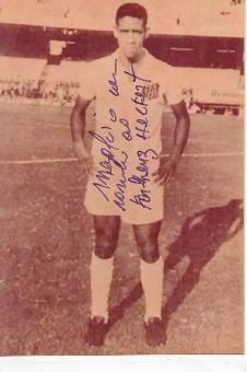 Mengalvio Figueiro Brasilien Weltmeister WM 1962  Fußball Autogramm Foto original signiert 