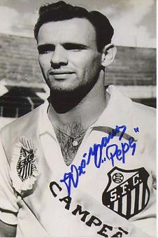 Pepe Brasilien Weltmeister WM 1958 & 1962   Fußball Autogramm Foto original signiert 