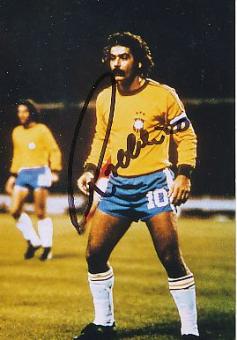 Roberto Rivelino   Brasilien Weltmeister WM 1970   Fußball Autogramm Foto original signiert 