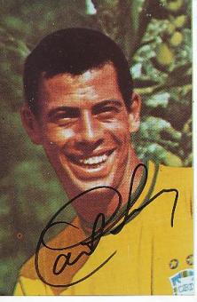 Carlos Alberto Torres † 2016   Brasilien Weltmeister WM 1970   Fußball Autogramm Foto original signiert 