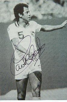 Carlos Alberto Torres † 2016  FC Cosmos New York & Brasilien Weltmeister WM 1970   Fußball Autogramm Foto original signiert 