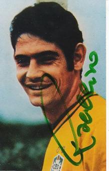 Roberto Rivelino   Brasilien Weltmeister WM 1970   Fußball Autogramm Foto original signiert 
