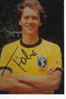 Falcao   Brasilien  WM 1982   Fußball Autogramm Foto original signiert 