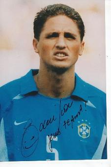 Edmilson  Brasilien Weltmeister WM 2002   Fußball Autogramm Foto original signiert 
