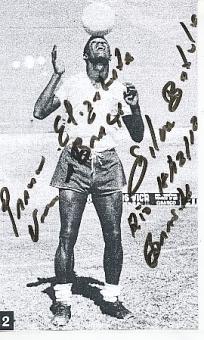 Silva Batuta † 2020 Brasilien WM 1966  Fußball Autogramm Blatt original signiert 
