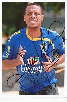 Luís Fabiano   Brasilien WM 2010 Fußball Autogramm Foto original signiert 