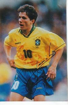 Juninho Brasilien Weltmeister WM 2002 Fußball Autogramm Foto original signiert 