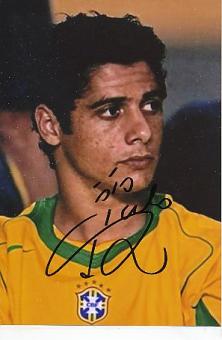 Cicinho  Brasilien WM 2010  Fußball Autogramm Foto original signiert 