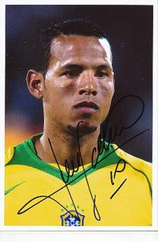Luís Fabiano   Brasilien WM 2010 Fußball Autogramm Foto original signiert 