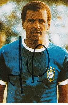Luis Pereira  Brasilien WM 1974  Fußball Autogramm Foto original signiert 