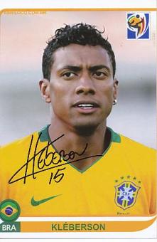 Jose Kleberson  Brasilien Weltmeister WM 2002  Fußball Autogramm Foto original signiert 