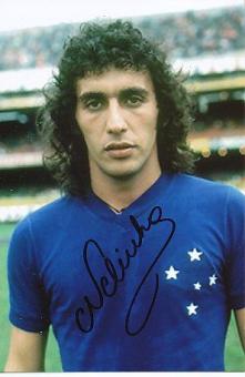 Nelinho Brasilien WM 1974  Fußball Autogramm Foto original signiert 
