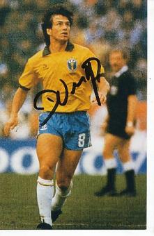 Carlos Dunga   Brasilien Weltmeister WM 1994  Fußball Autogramm Foto original signiert 