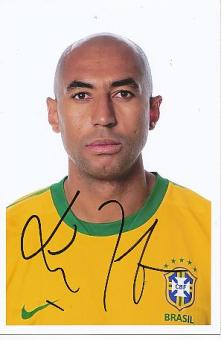 Luisao   Brasilien WM 2010  Fußball Autogramm Foto original signiert 