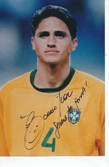 Edmilson  Brasilien Weltmeister WM 2002  Fußball Autogramm Foto original signiert 