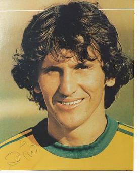 Zico   Brasilien WM 1982    Fußball Autogramm Foto original signiert 