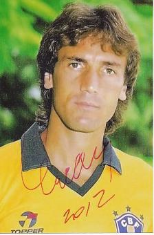 José Oscar Bernardi   Brasilien  WM 1978  Fußball Autogramm Foto original signiert 