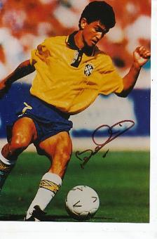 Bebeto   Brasilien Weltmeister WM 1994  Fußball Autogramm Foto original signiert 