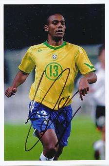 Djalminha  Brasilien    Fußball Autogramm Foto original signiert 