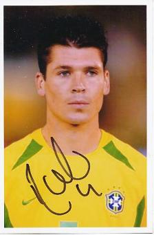 Anderson Polga Brasilien Weltmeister WM 2002  Fußball Autogramm Foto original signiert 