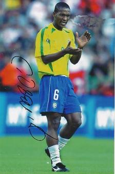 Gilberto   Brasilien   Fußball Autogramm Foto original signiert 