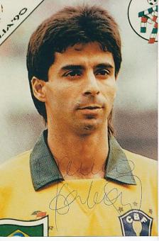 Mauro Galvao  Brasilien WM 1990  Fußball Autogramm Foto original signiert 