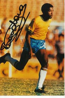 Paulo Isidoro Brasilien WM 1982  Fußball Autogramm Foto original signiert 
