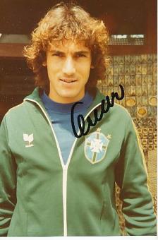 José Oscar Bernardi Brasilien WM 1978  Fußball Autogramm Foto original signiert 