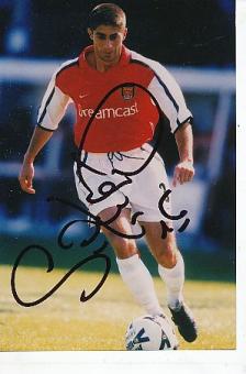 Edu  FC Arsenal London &  Brasilien  Fußball Autogramm Foto original signiert 