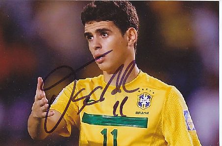 Oscar   Brasilien  Fußball Autogramm Foto original signiert 