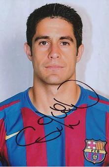 Sylvinho  FC Barcelona & Brasilien  Fußball Autogramm Foto original signiert 