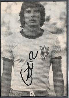 Éder Aleixo Brasilien WM 1982  Fußball Autogramm Bild original signiert 
