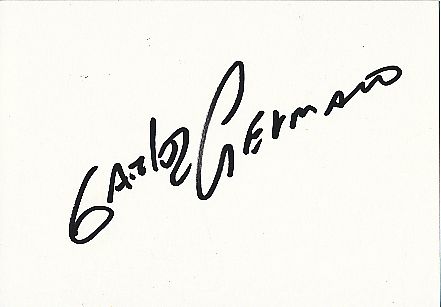 Carlos Germano  Brasilien   Fußball Autogramm Karte original signiert 
