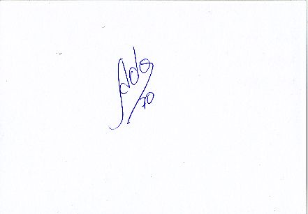 Ado  "Eduardo Roberto Stinghen" Brasilien Weltmeister WM 1970  Fußball Autogramm Karte original signiert 