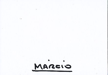 Marcio   Brasilien   Fußball Autogramm Karte original signiert 