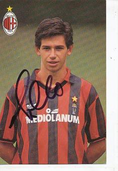 Demetrio Albertini   AC Mailand  Fußball Autogrammkarte  original signiert 