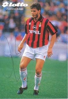 Zvonimir Boban   AC Mailand  Fußball Autogrammkarte  original signiert 