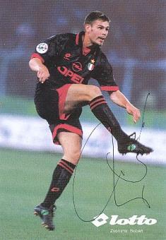 Zvonimir Boban   AC Mailand  Fußball Autogrammkarte  original signiert 