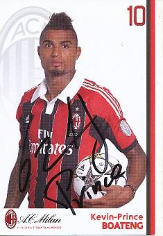 Kevin Prince Boateng   AC Mailand  Fußball Autogrammkarte  original signiert 