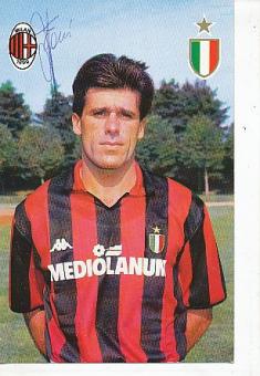 Alberigo Evani  AC Mailand  Fußball Autogrammkarte  original signiert 