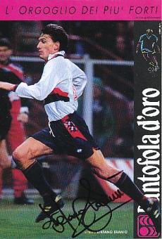 Stefano Eranio  AC Mailand  Fußball Autogrammkarte  original signiert 