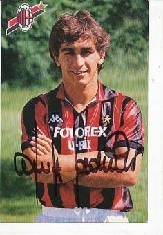 Giuseppe Galderisi  AC Mailand  Fußball Autogrammkarte  original signiert 