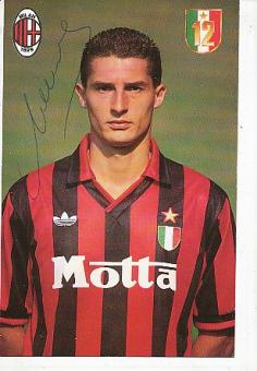 Daniele Massaro  AC Mailand  Fußball Autogrammkarte  original signiert 