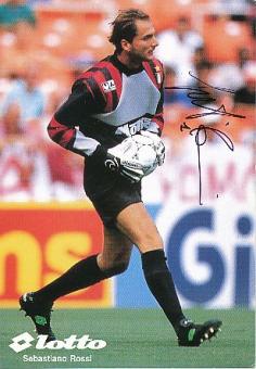 Sebastiano Rossi  AC Mailand  Fußball Autogrammkarte  original signiert 