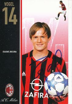 Johann Vogel  AC Mailand  Fußball Autogrammkarte  original signiert 