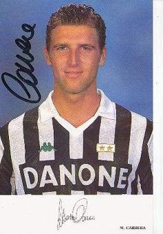 Massimo Carrera  Juventus Turin  Fußball Autogrammkarte  original signiert 