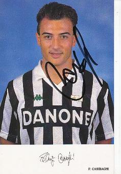 Pierluigi Casiraghi   Juventus Turin  Fußball Autogrammkarte  original signiert 
