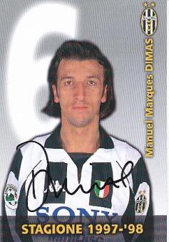 Manuel Dimas  Juventus Turin  Fußball Autogrammkarte  original signiert 