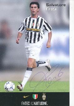 Salvatore Fresi  Juventus Turin  Fußball Autogrammkarte  original signiert 